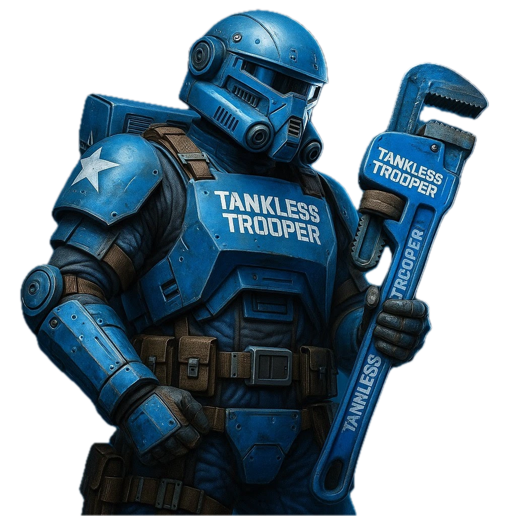Tankless Trooper logo
